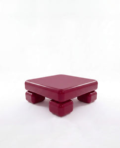 Blob Table Burgundy