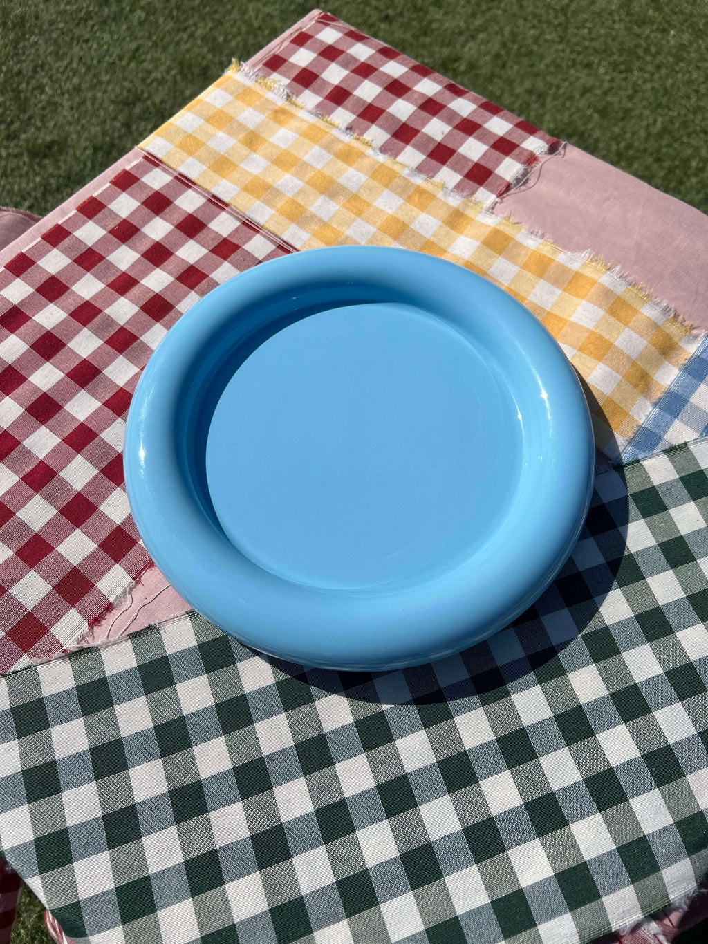 Chunky Plate Light Blue