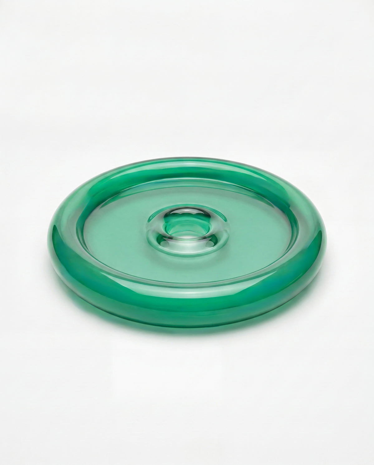 Chunky Beer Tray Transparent Green