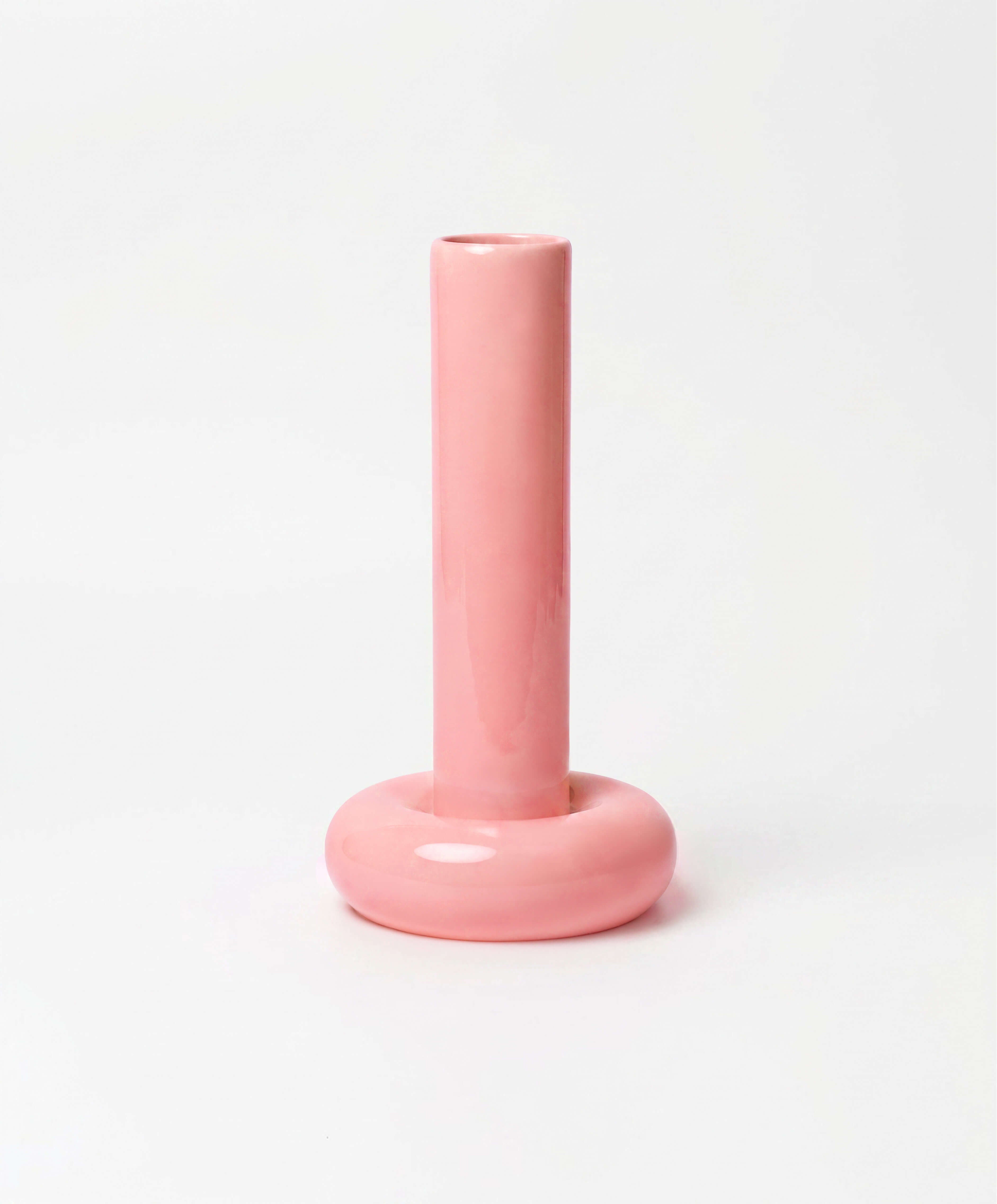 Chunky Candle Holder Pink
