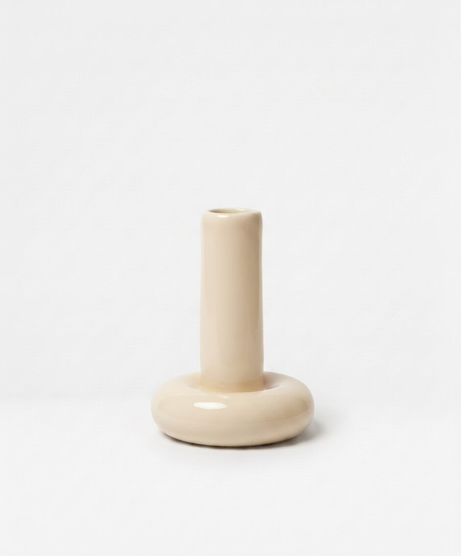 Chunky Candle Holder Cream