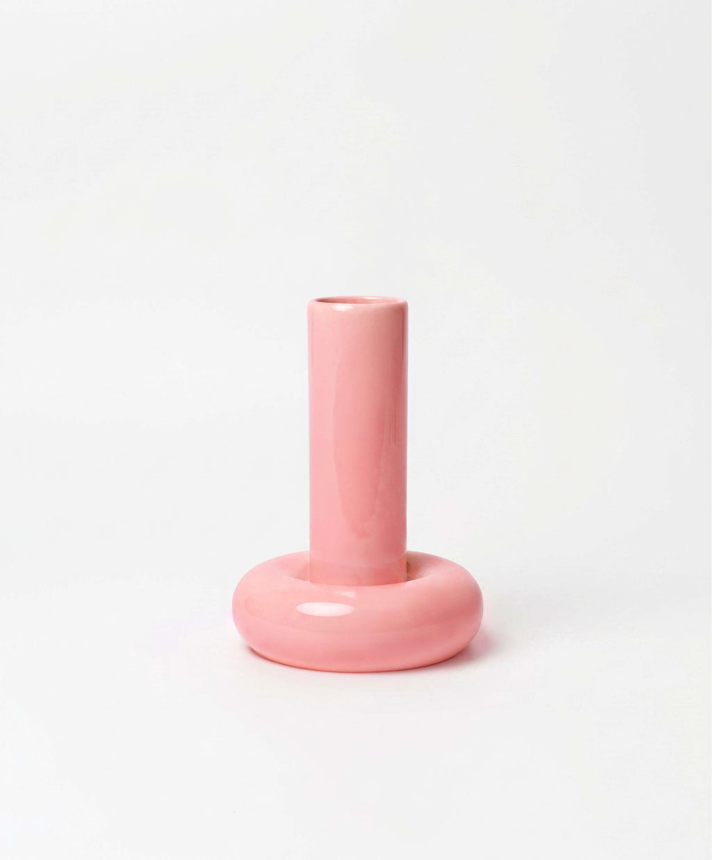 Chunky Candle Holder Pink