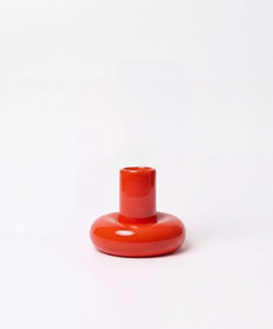 Chunky Candle Holder Bright Red packshot