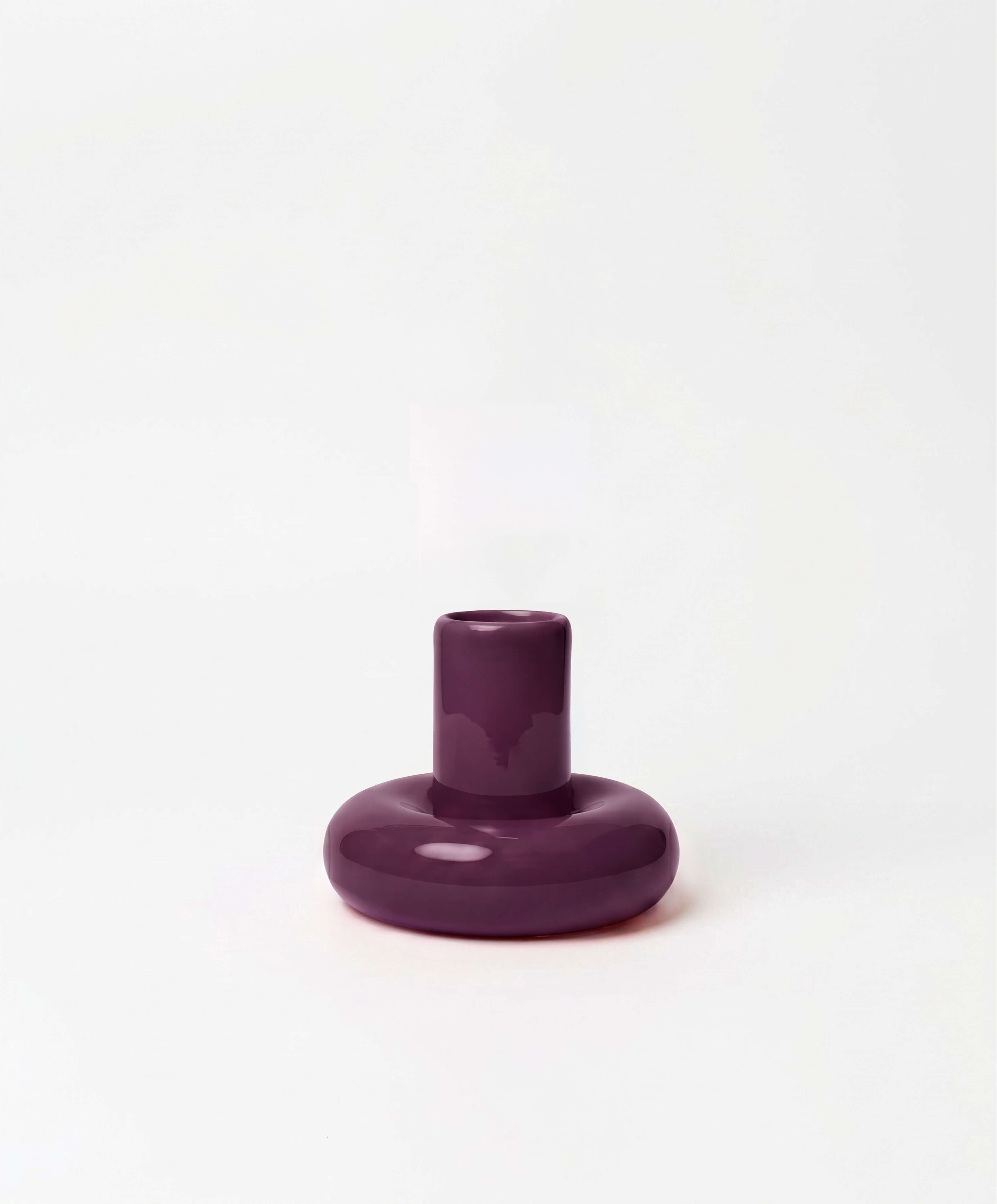Chunky Candle Holder Purple packshot