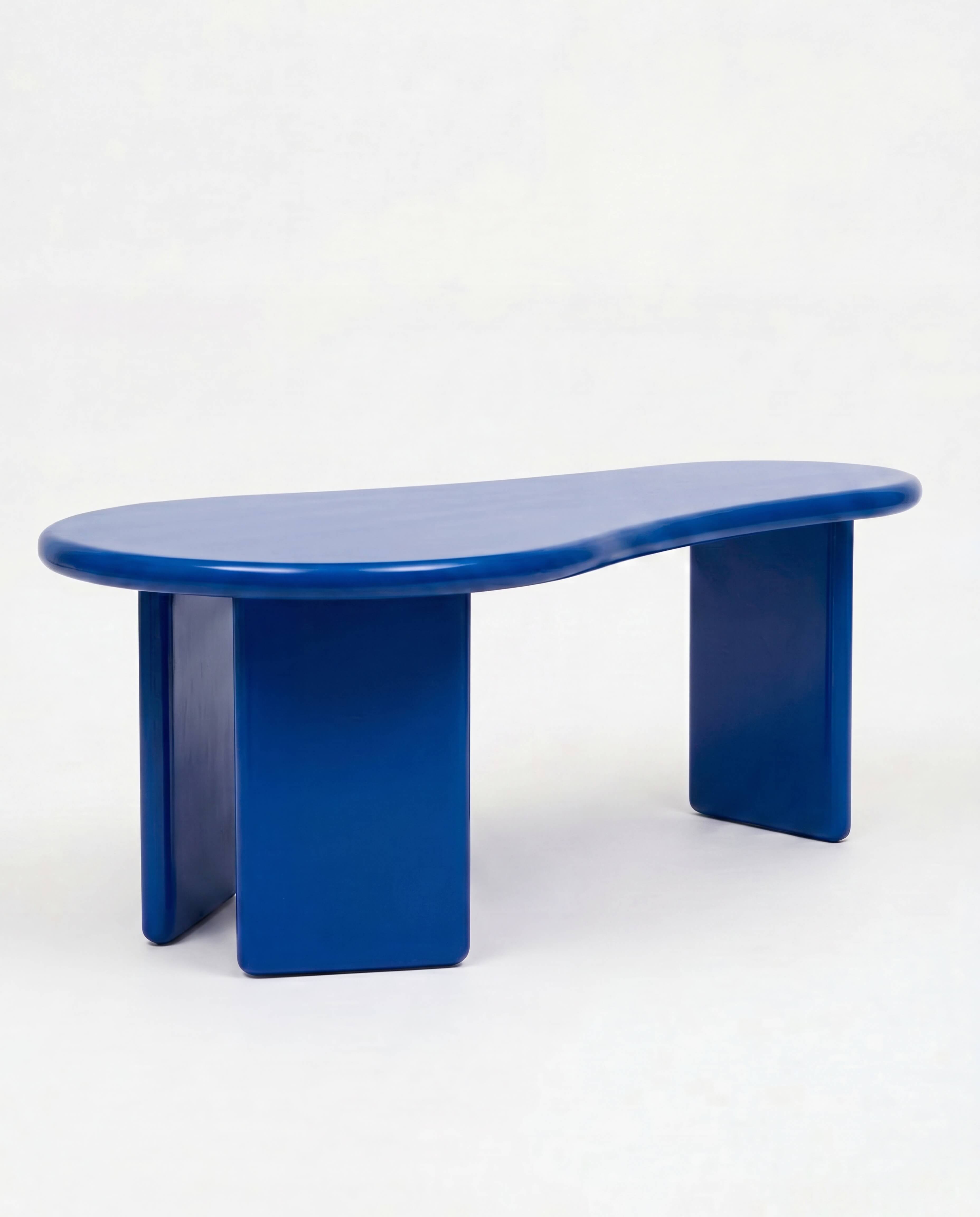 Chunky Desk II Cobalt Blue
