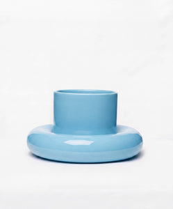 Chunky Flower Pot Light Blue packshot
