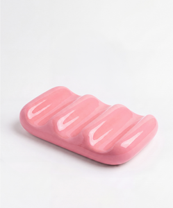 Chunky Hot Dog Plate Pink