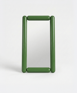 Chunky Mirror Dark Green