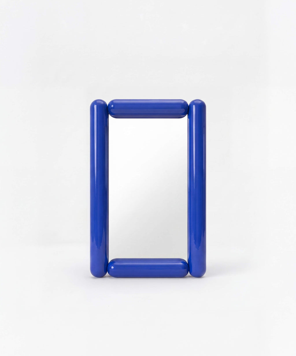 Chunky Mirror Mini Cobalt Blue