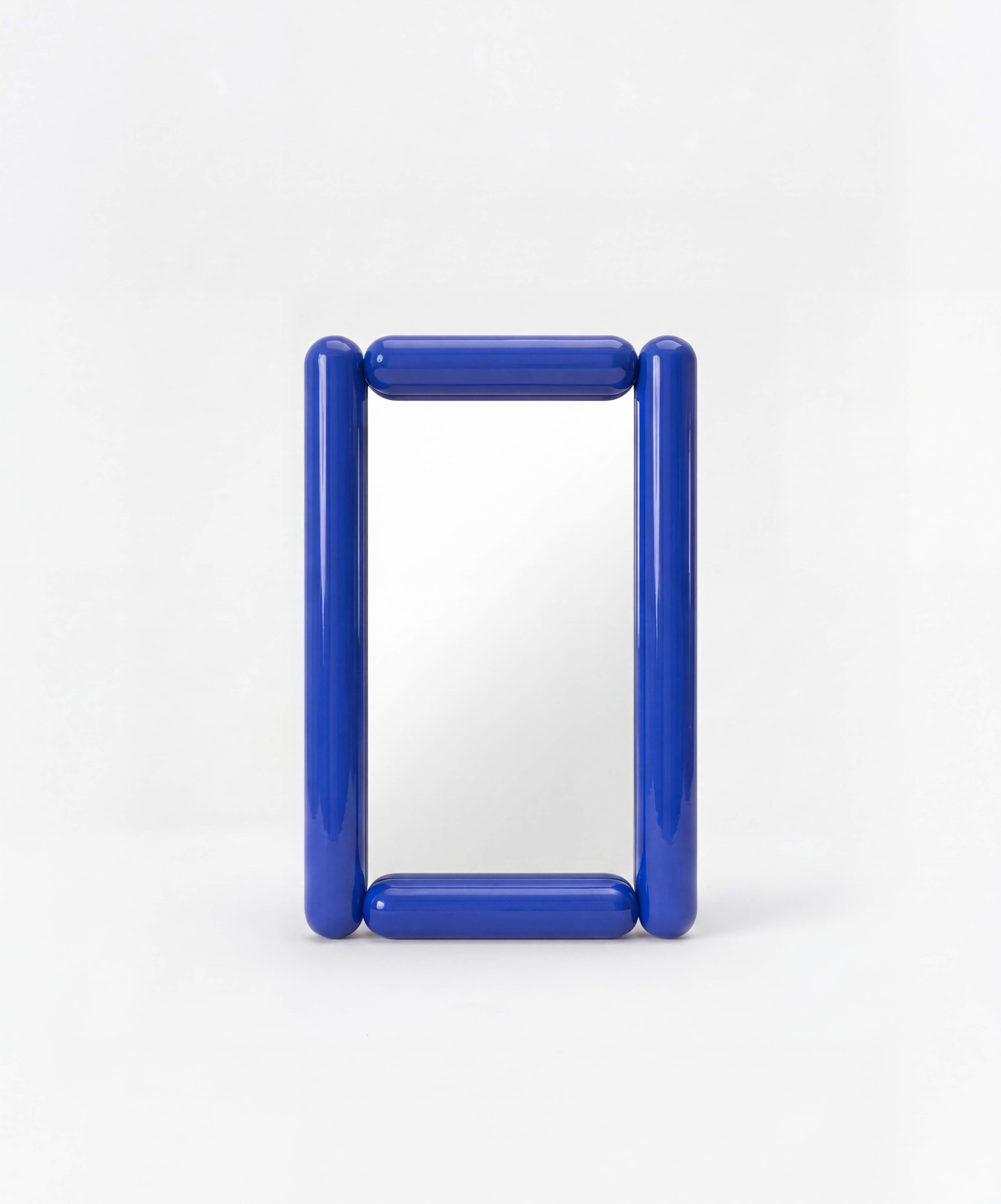 Chunky Mirror Mini Cobalt Blue