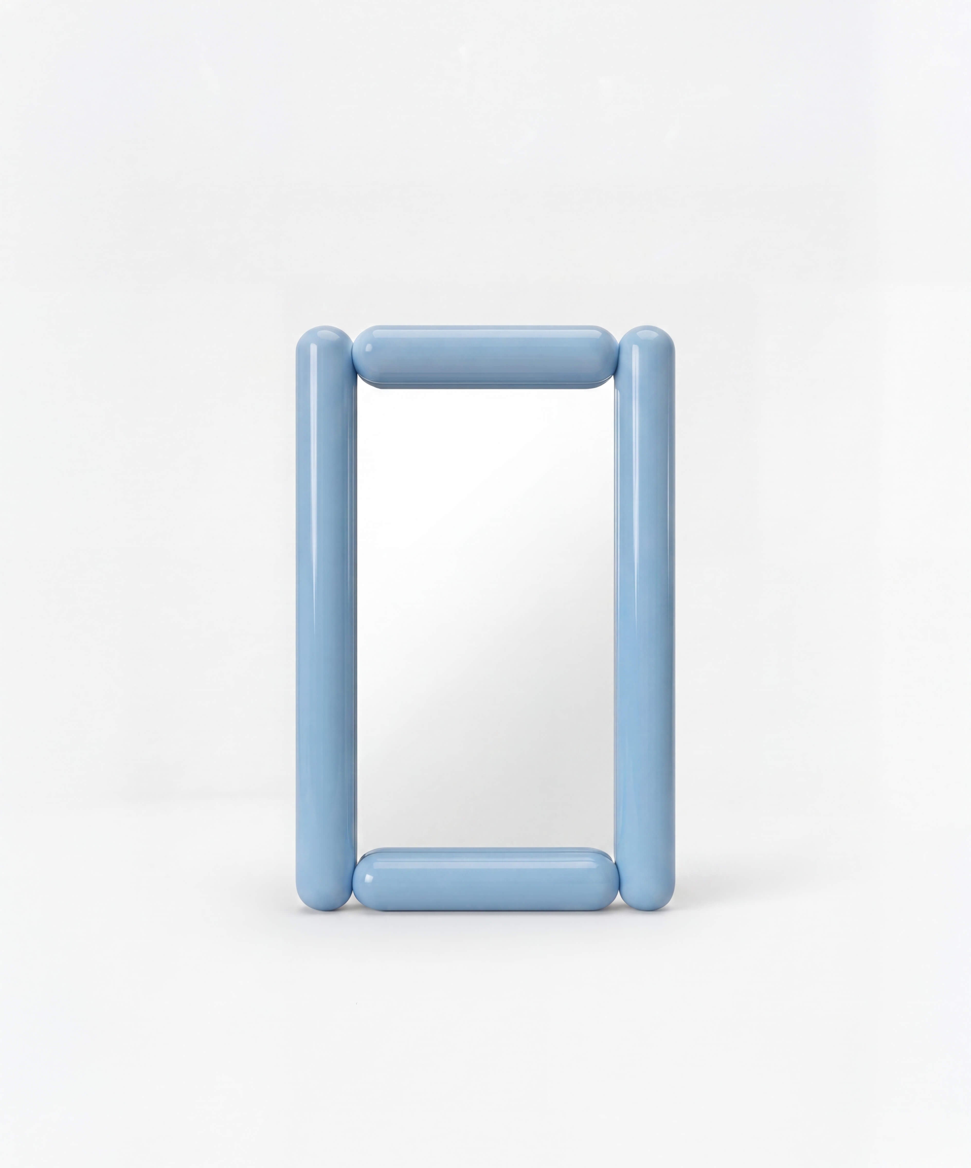 Chunky Mirror Mini Light Blue