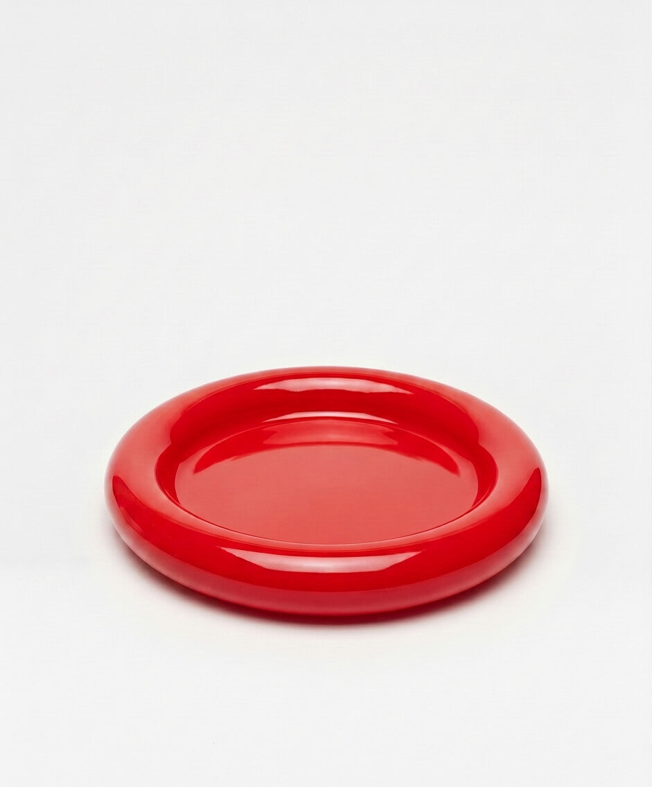 Chunky Plate Bright Red packshot