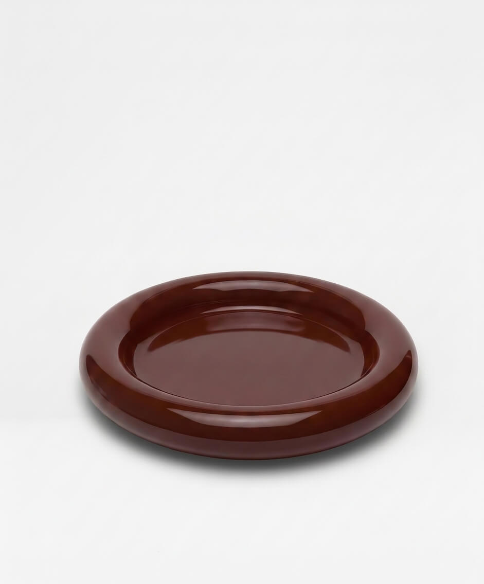 Chunky Plate Dark Brown packshot