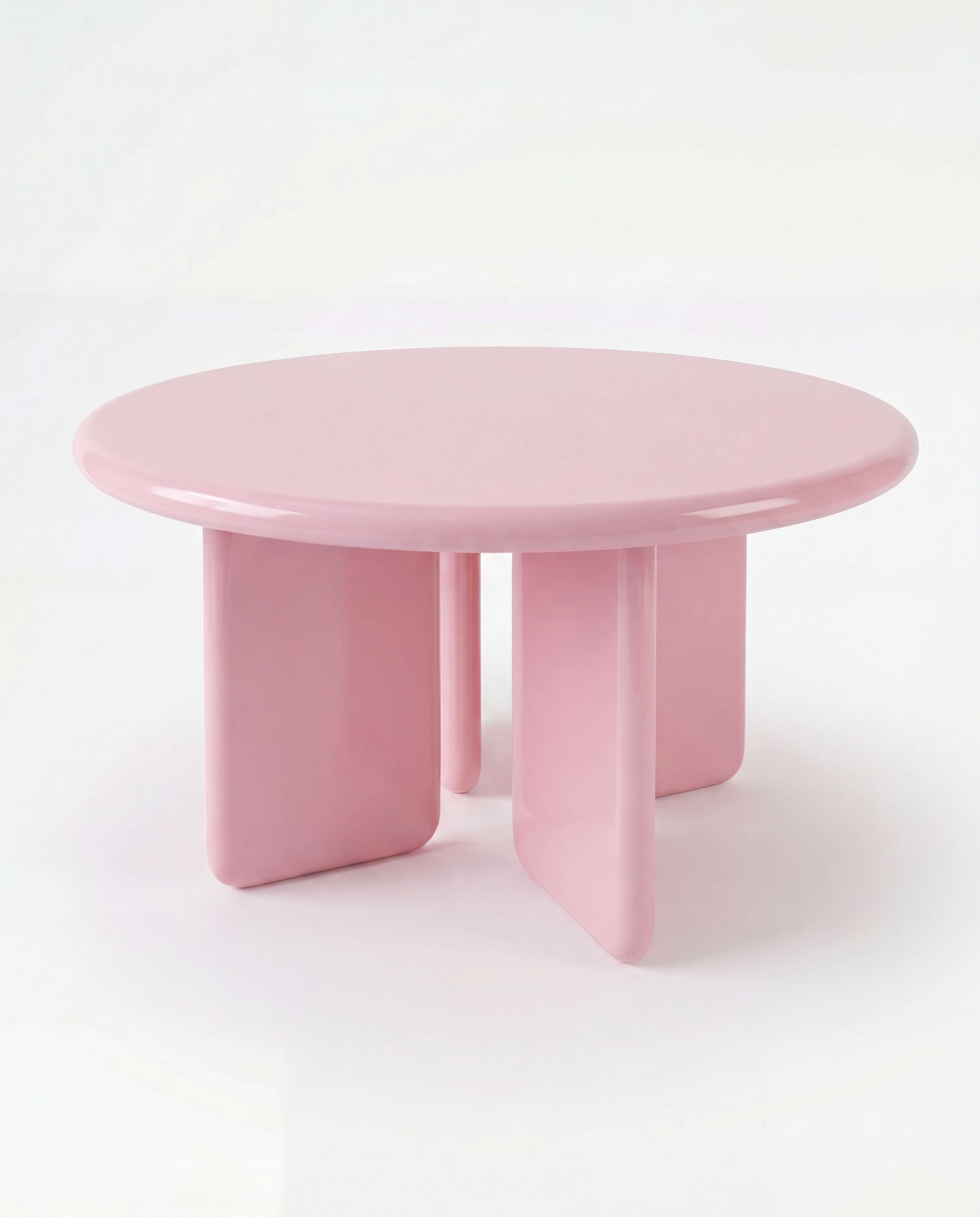 Chunky Round Table Pink