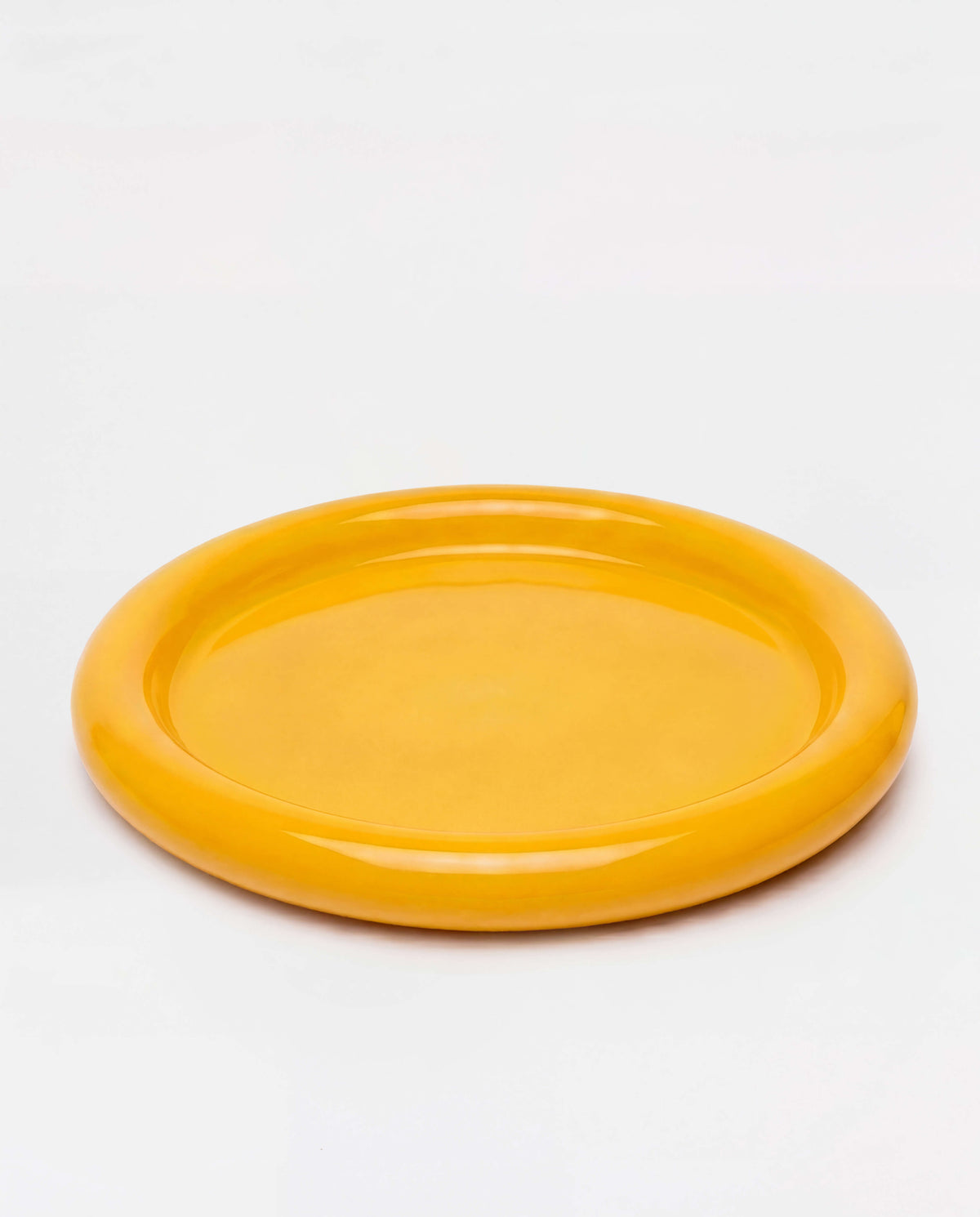 Chunky Serving Plate Yellow