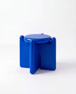 Chunky Stool Cobalt Blue