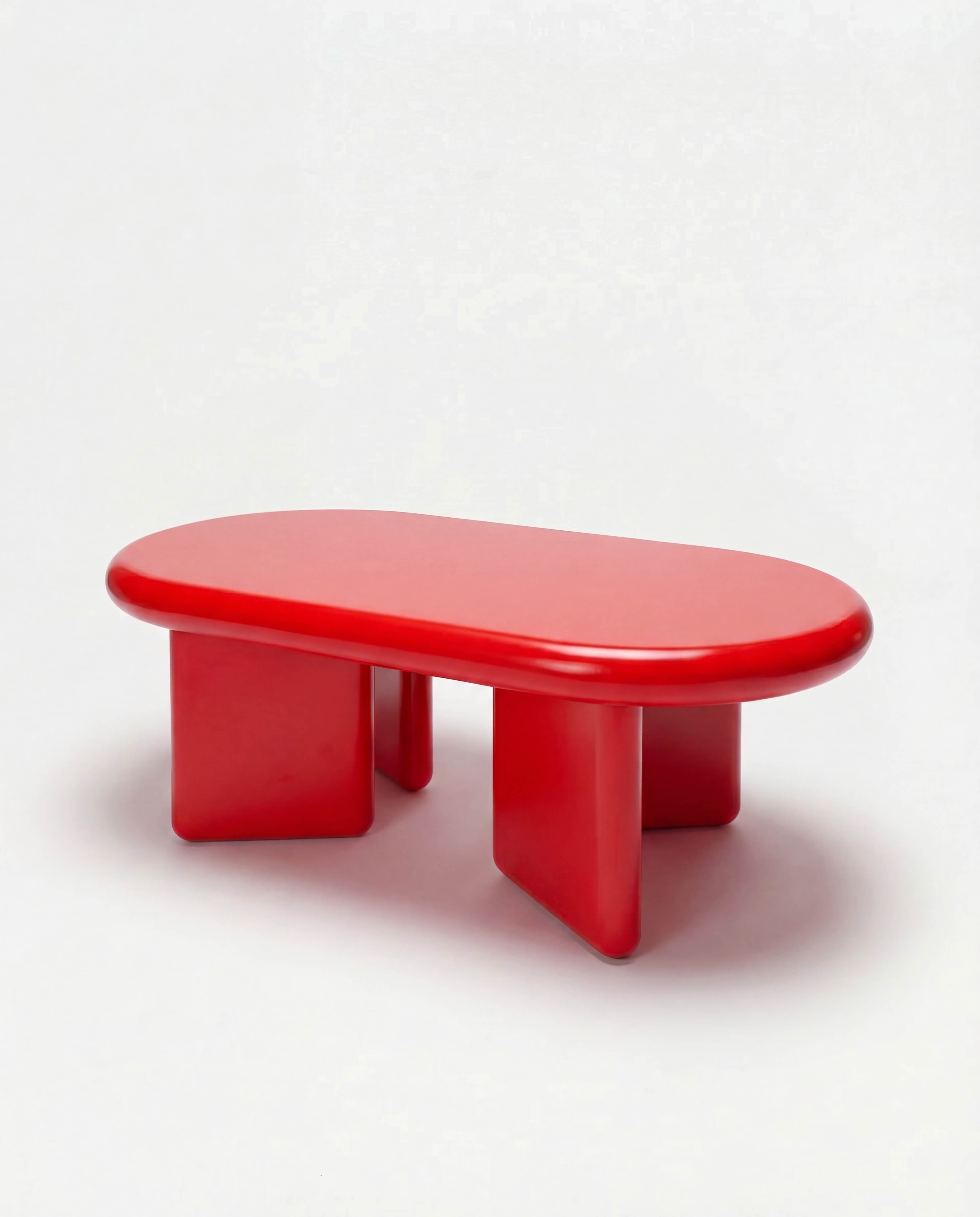 Chunky Table Mini Red