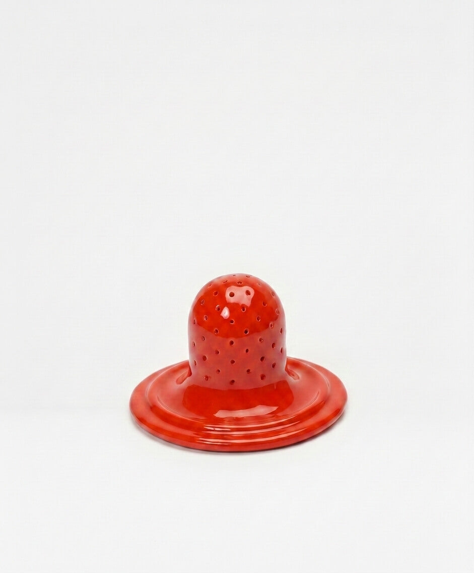 Chunky Tea Strainer Bright Red