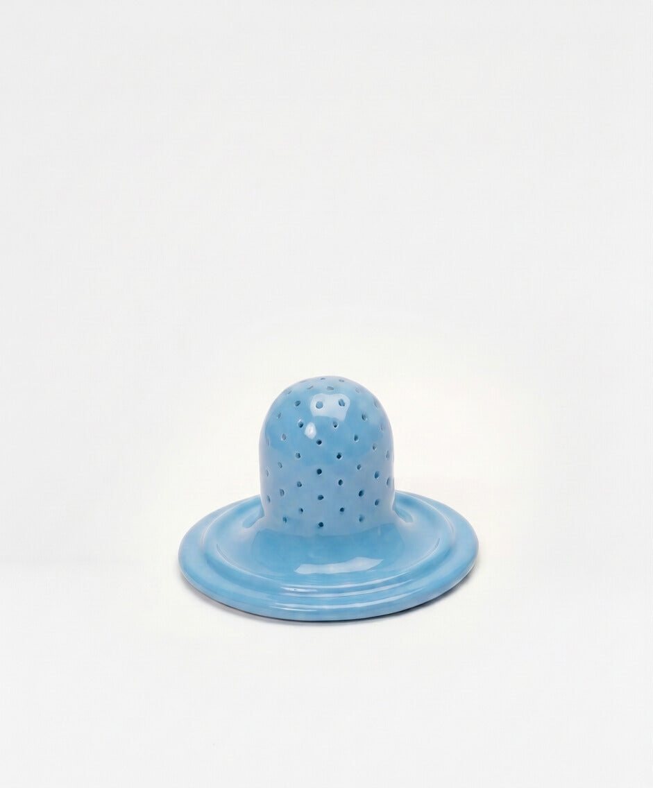 Chunky Tea Strainer Light Blue