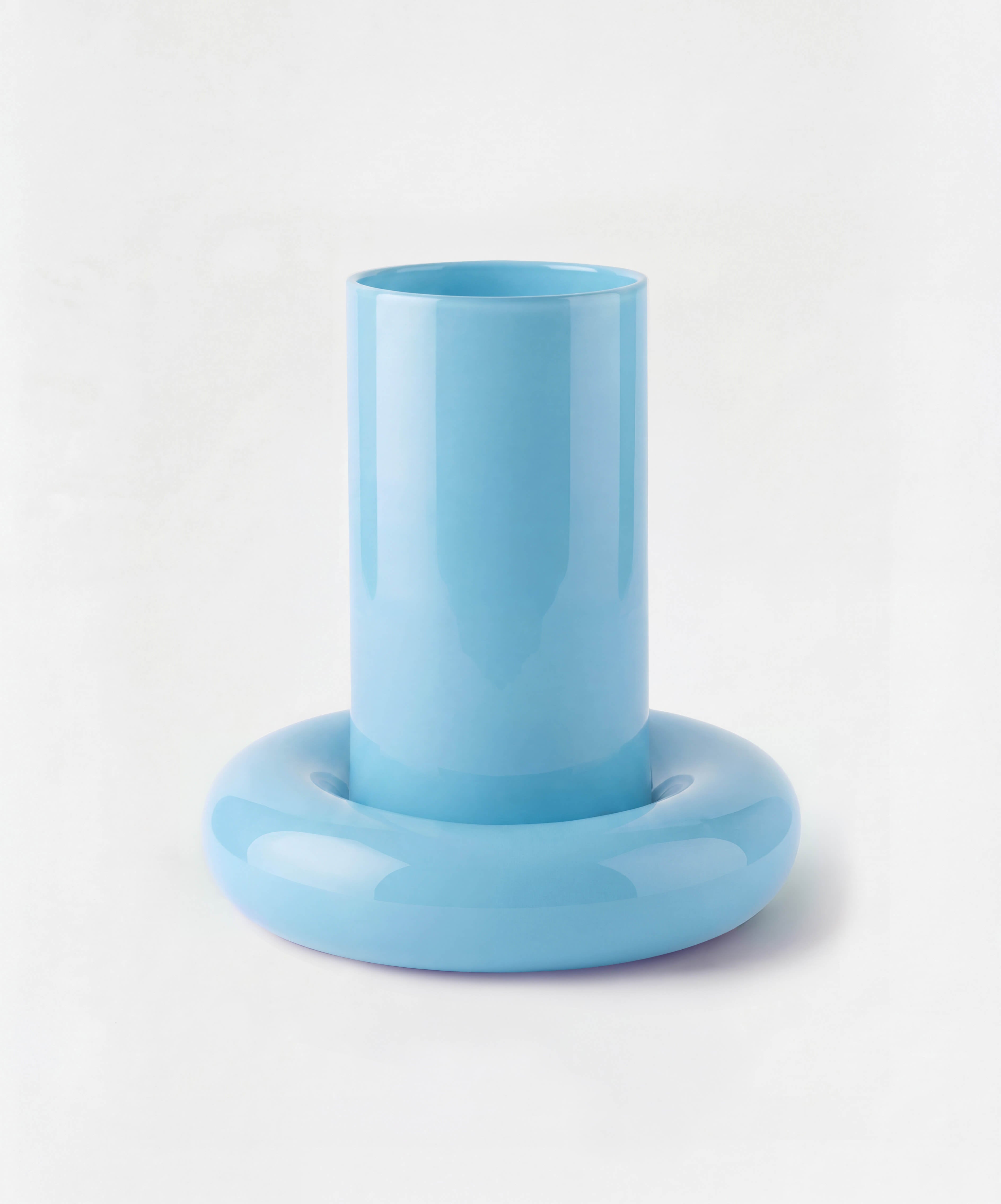 Chunky Vase Light Blue packshot