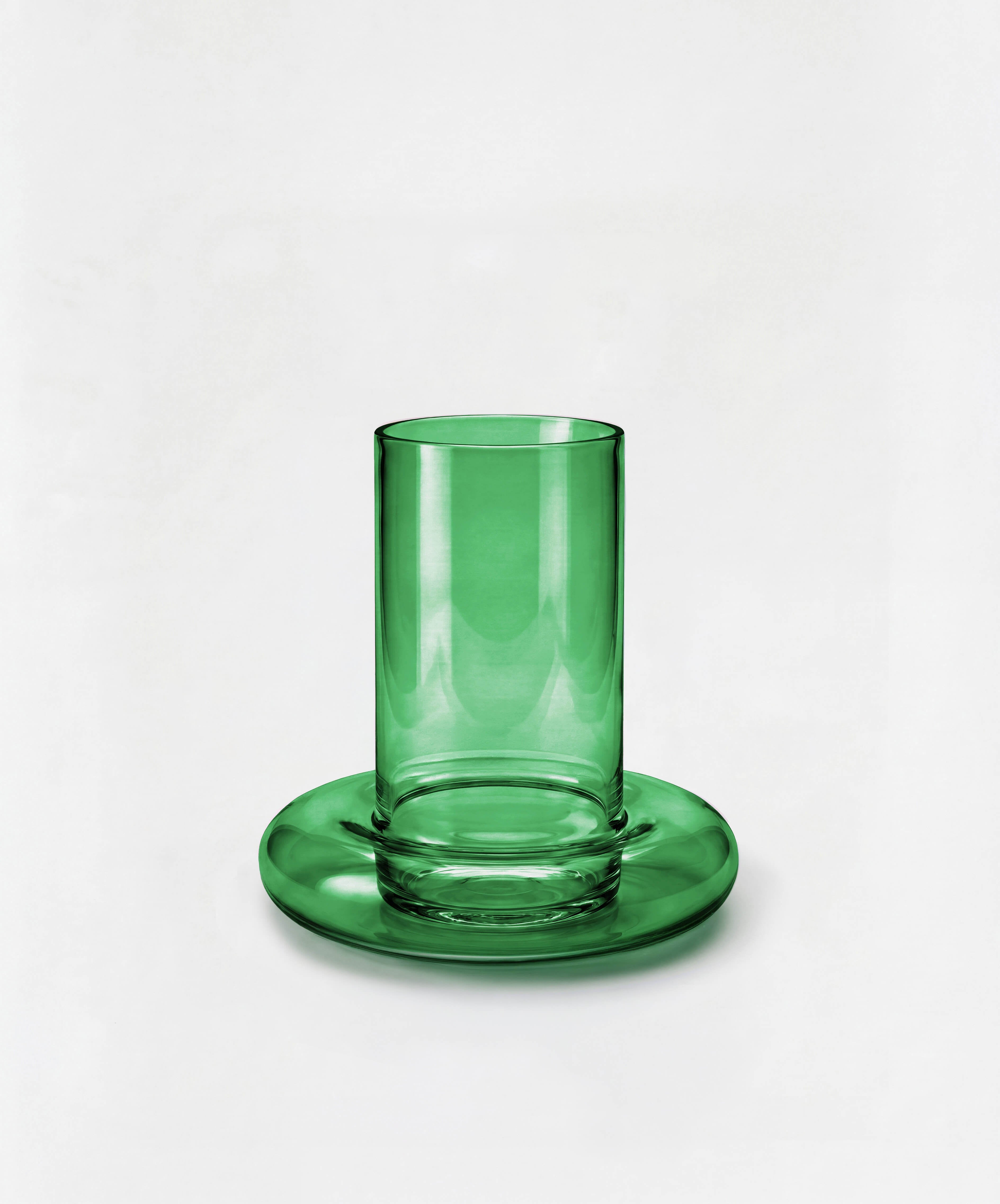 Chunky Vase Mini Transparent Green packshot