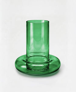 Chunky Vase Transparent Green packshot