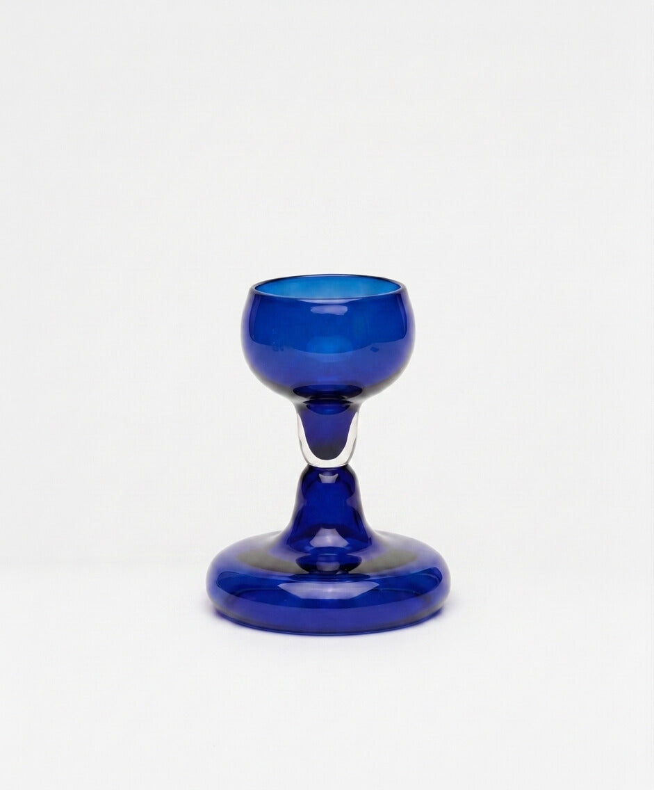 Chunky Wine Glass Cobalt Blue packshot