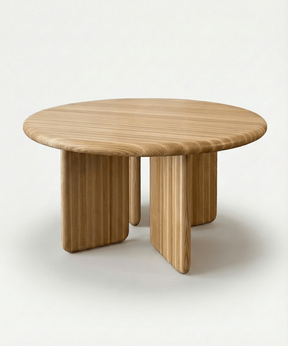 Chunky Round Table Ash