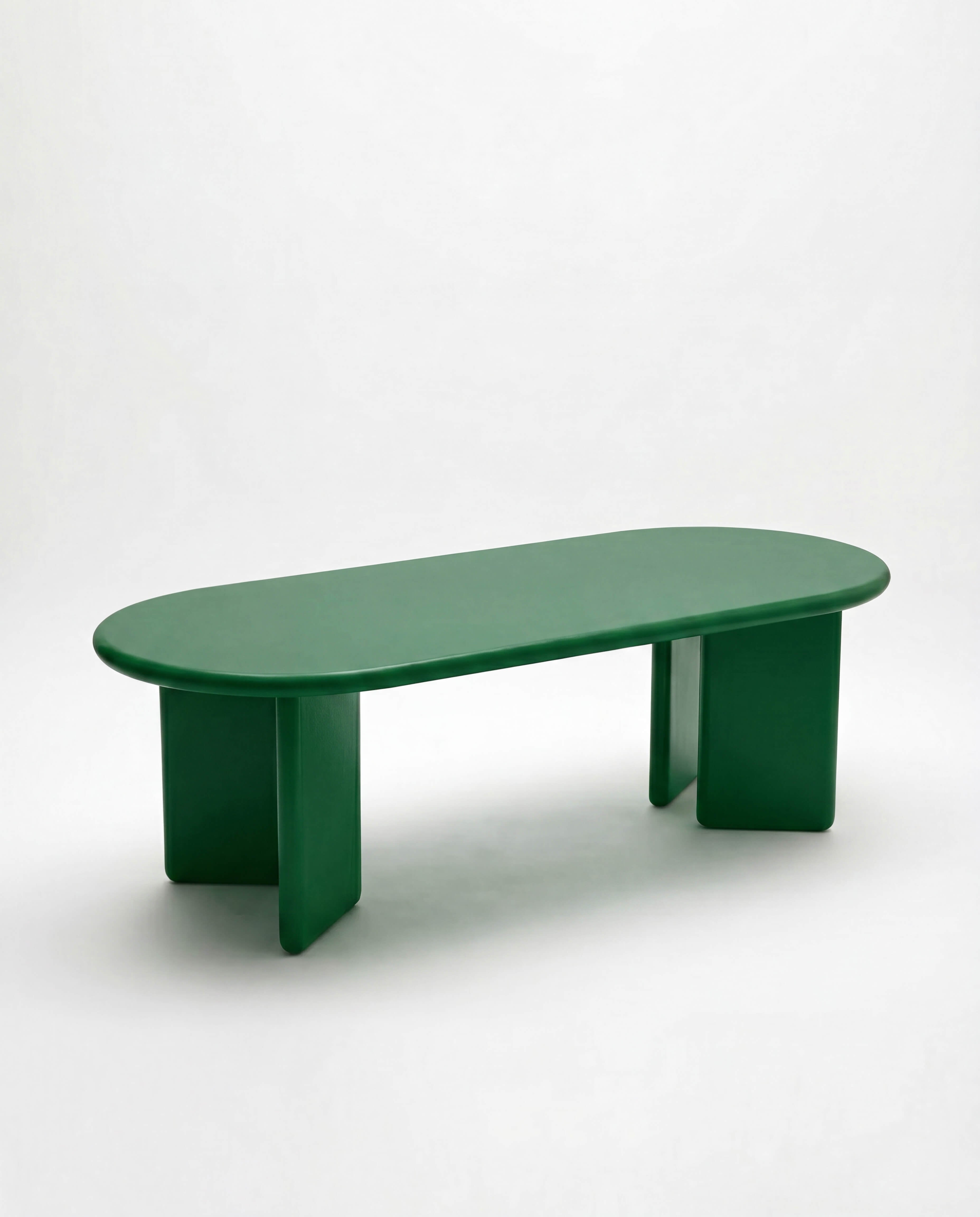 Chunky Table Dark Green