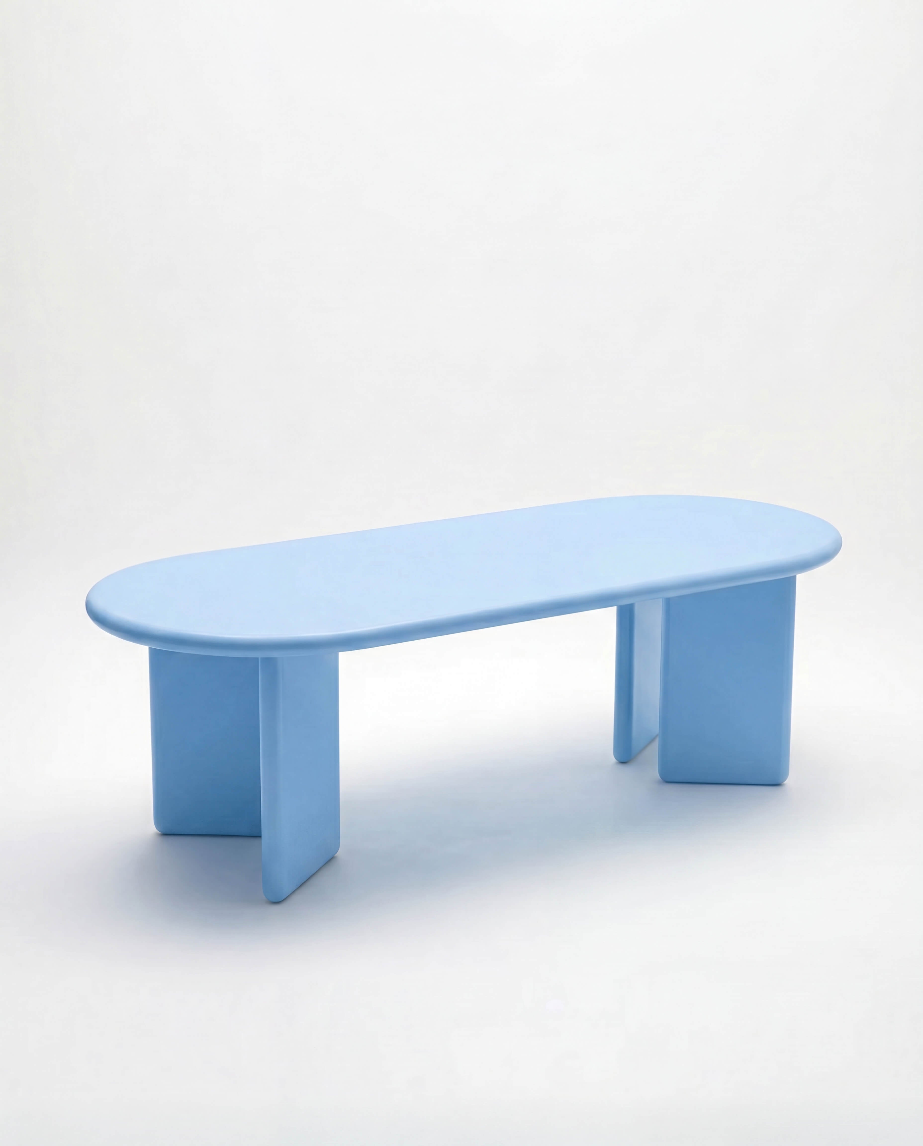 Chunky Table Light Blue