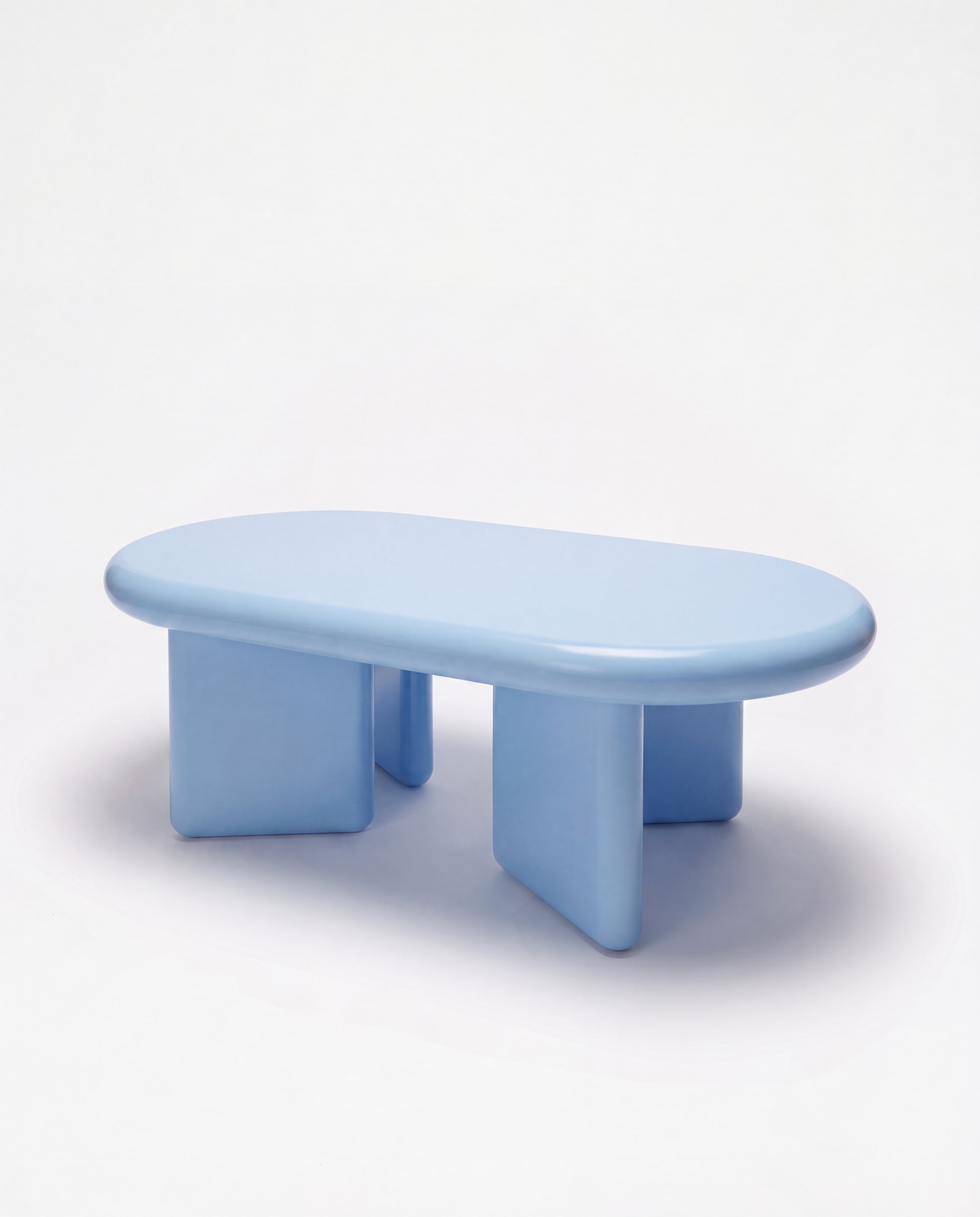 Chunky Table Mini Light Blue