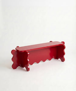 Curvy Bench Burgundy