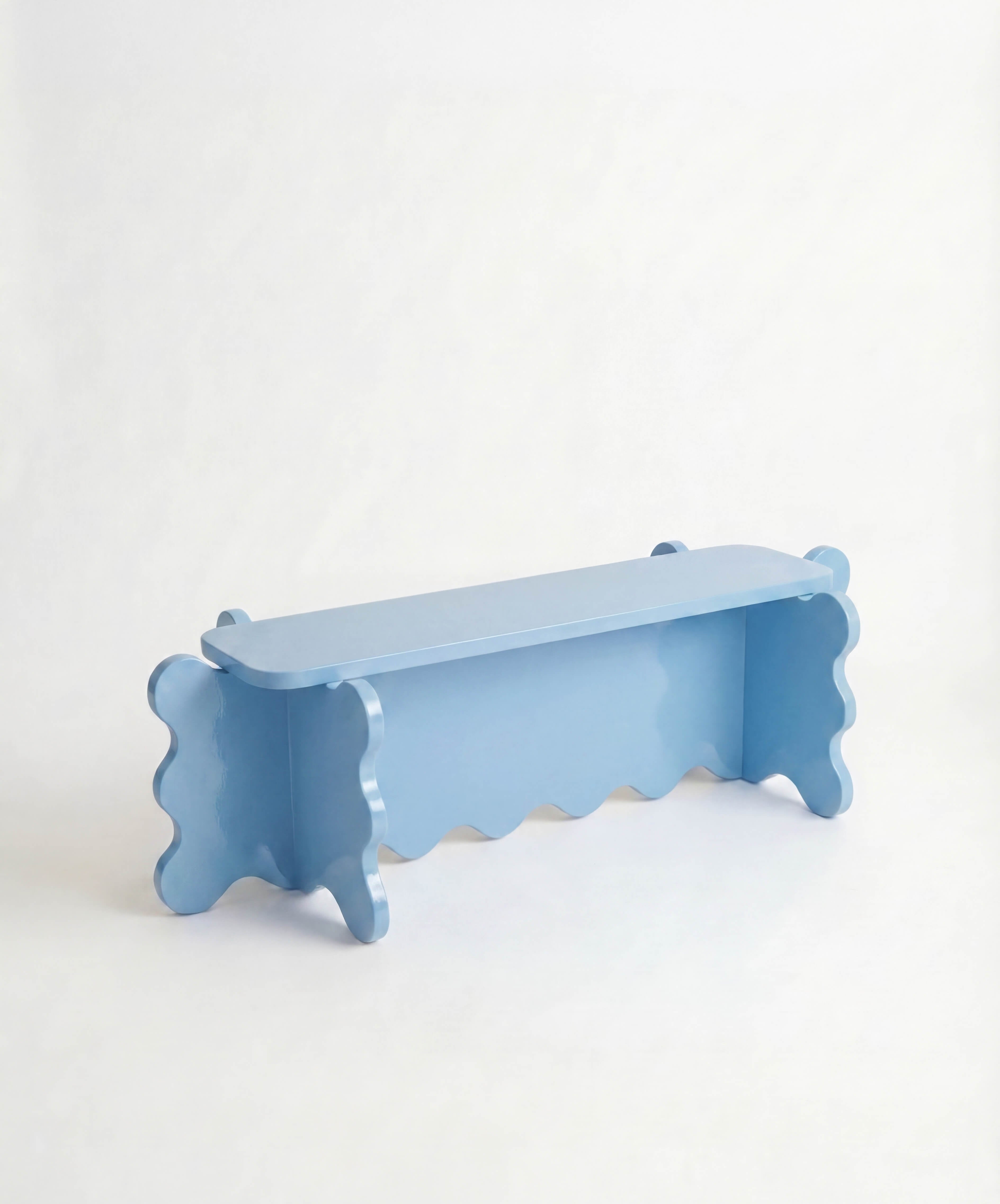 Curvy Bench Light Blue