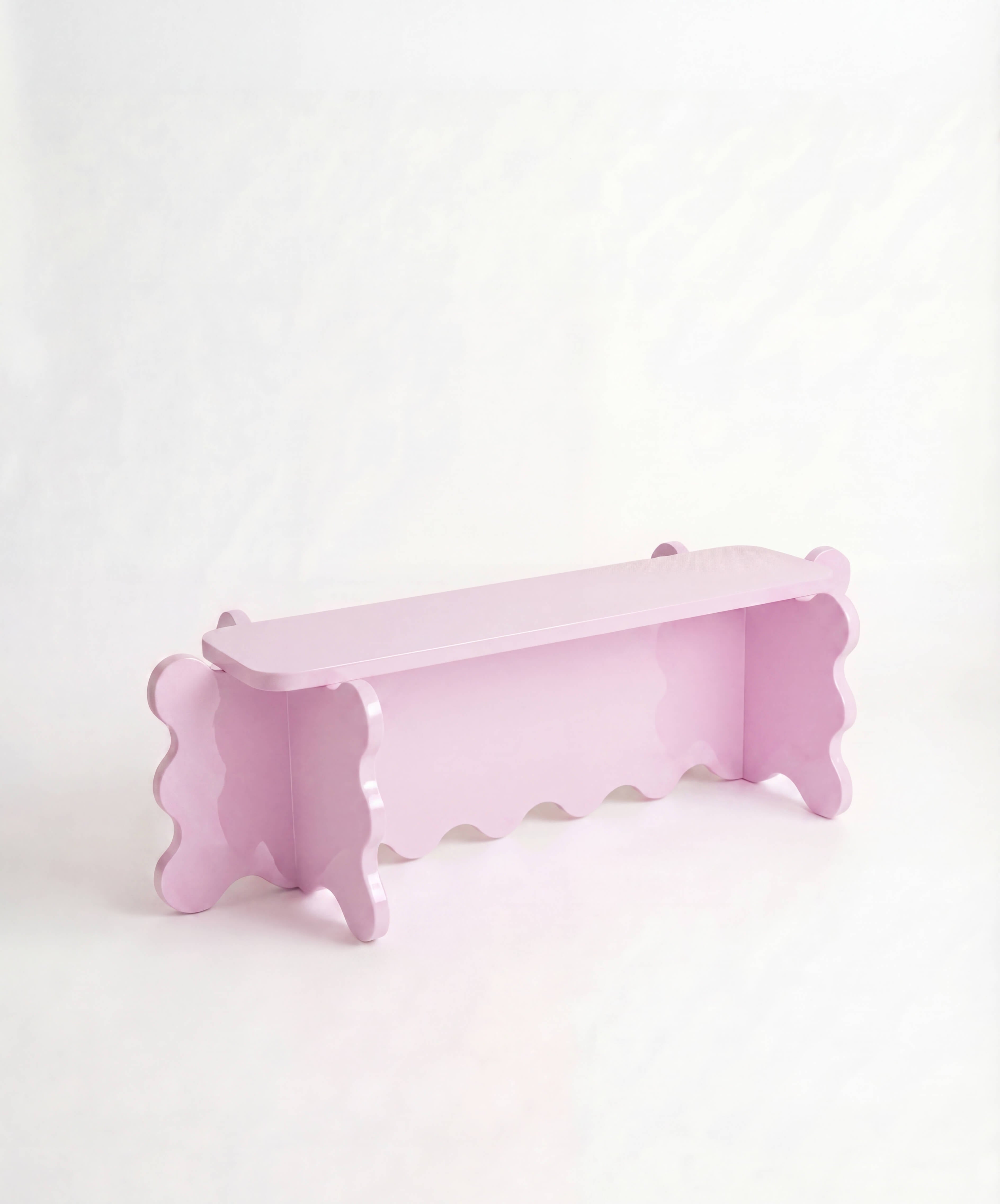 Curvy Bench Pink