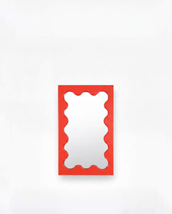 Curvy Mirror Micro Red
