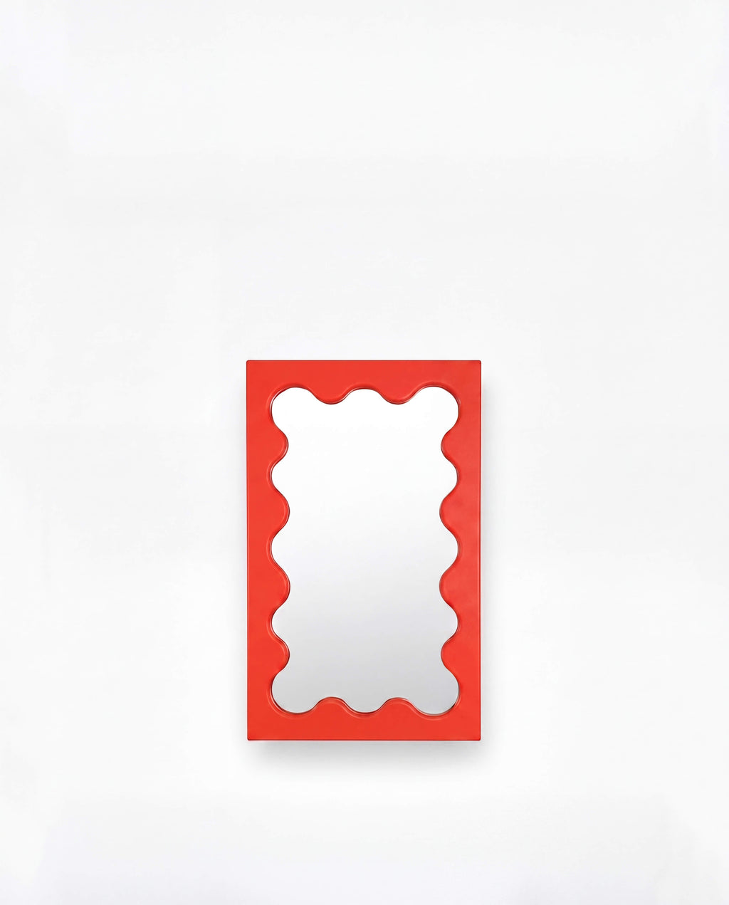 Curvy Mirror Micro Red