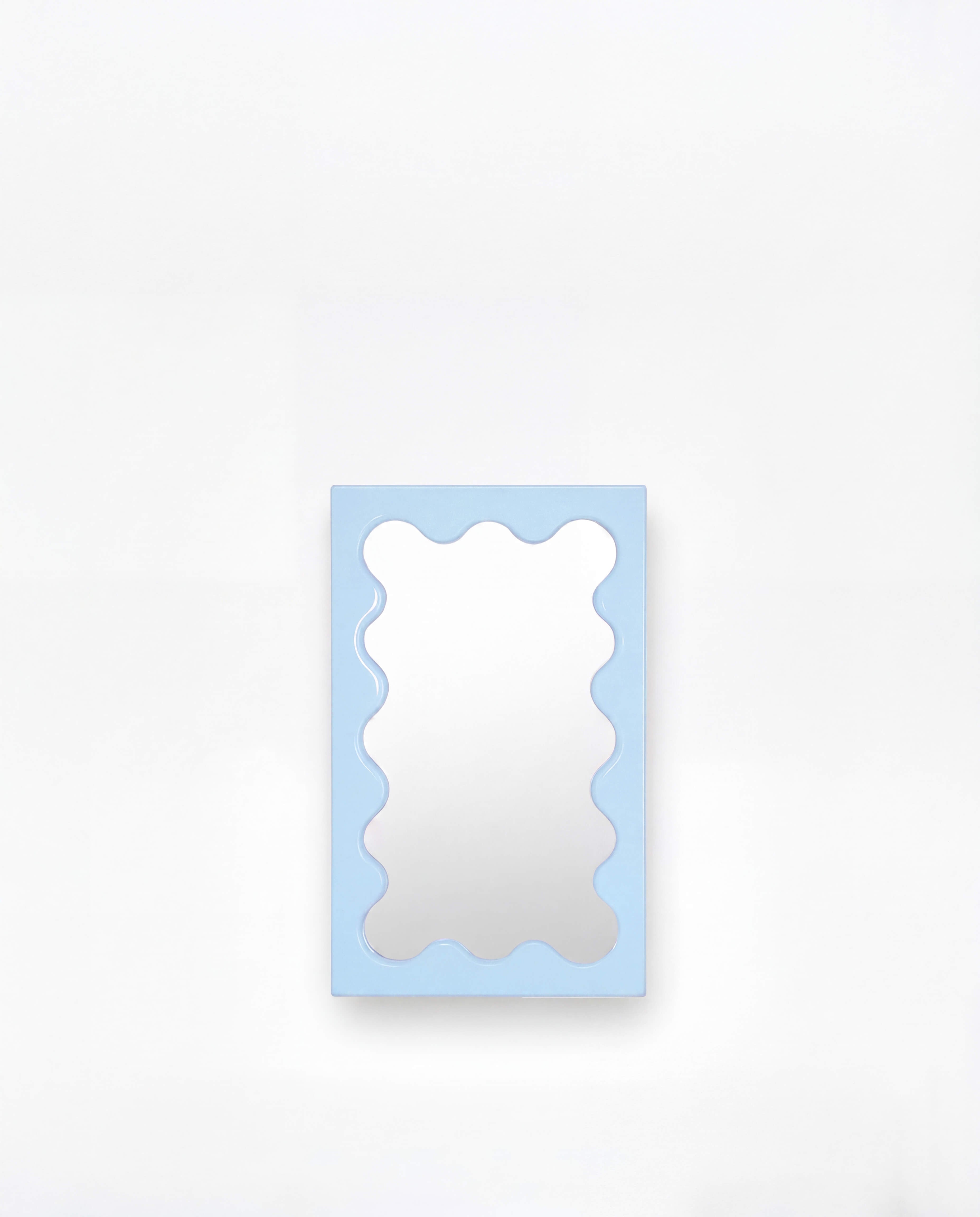 Curvy Mirror Micro Light Blue packshot