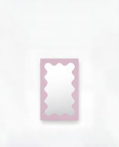 Curvy Mirror Micro Pink