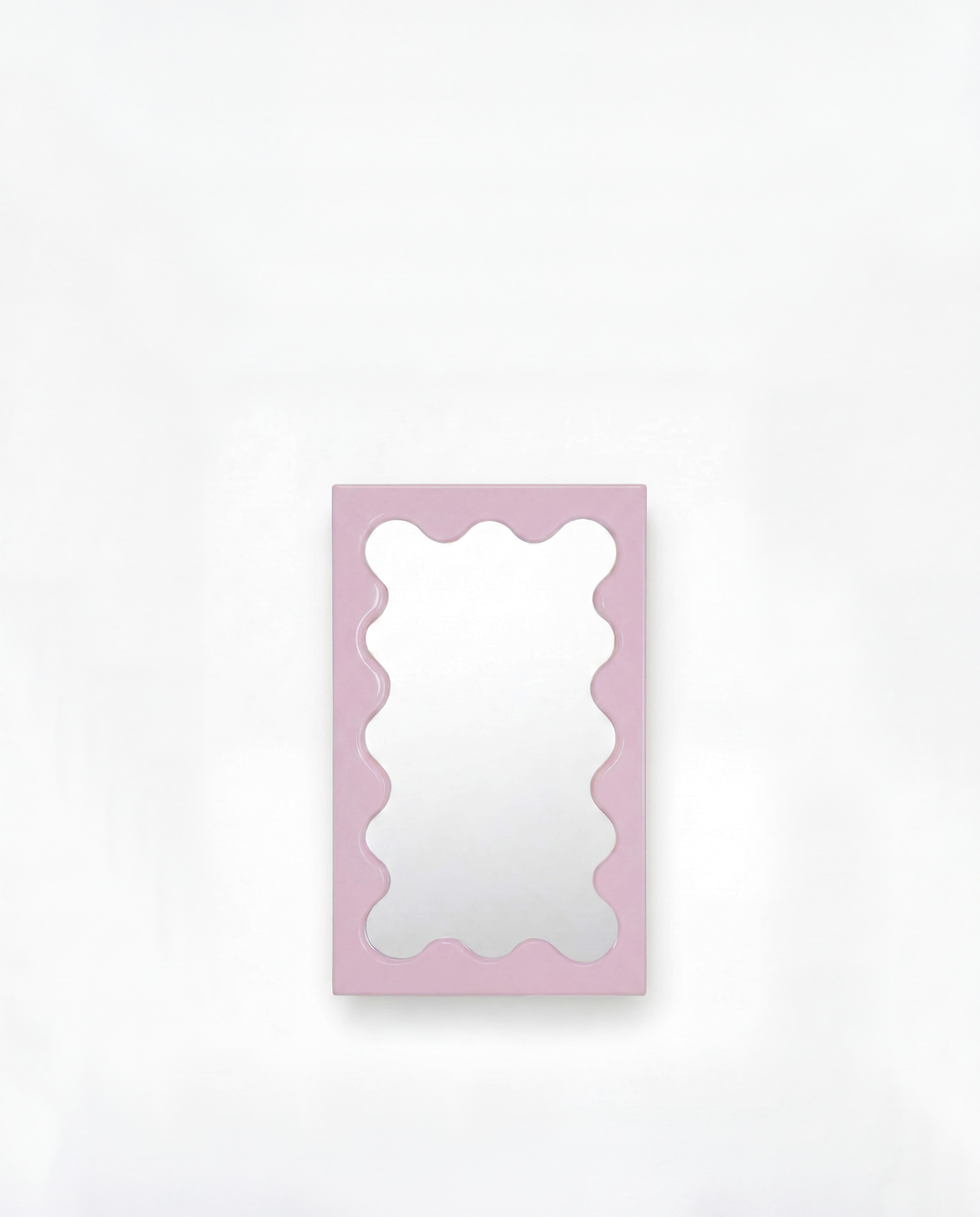 Curvy Mirror Micro Pink