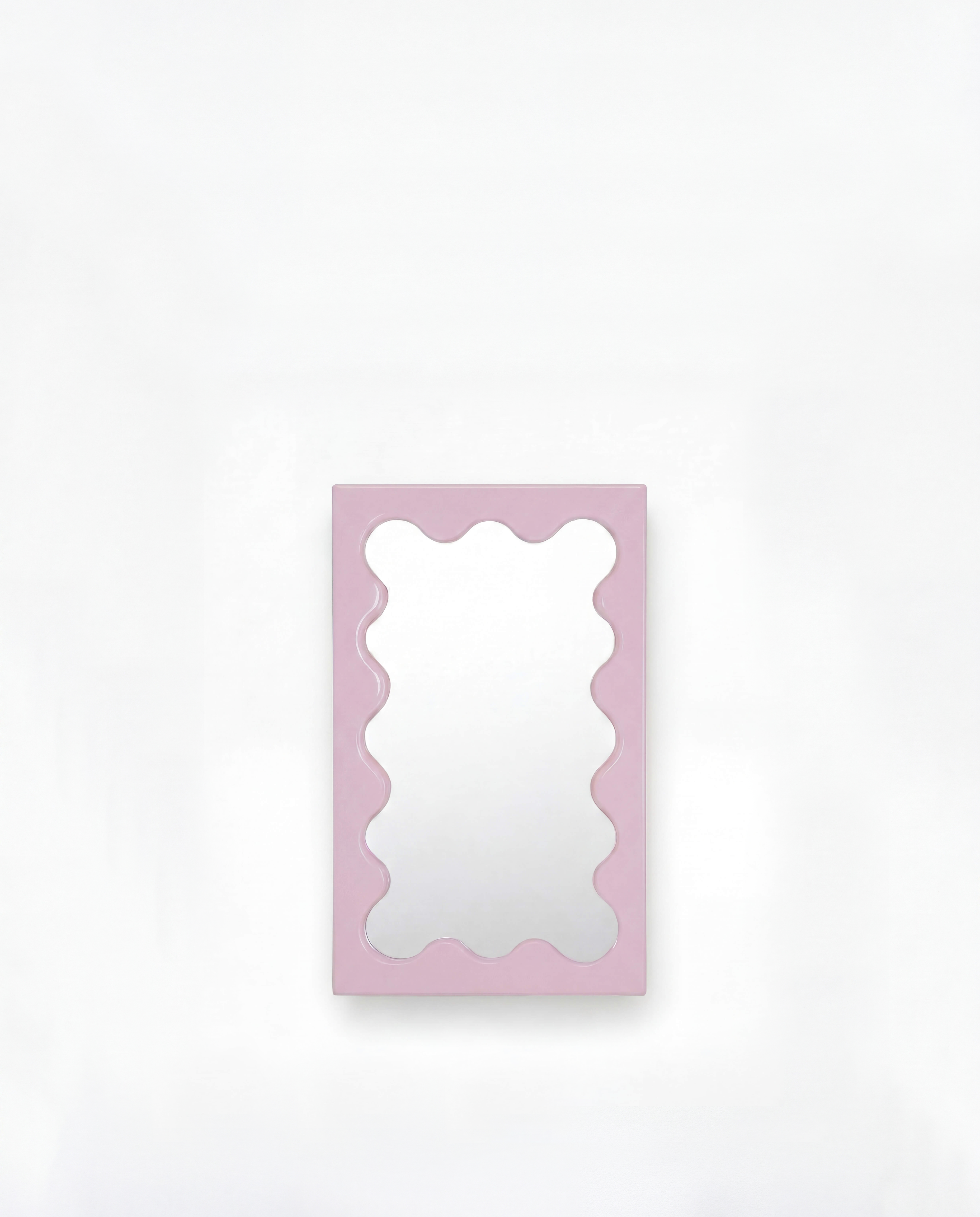 Curvy Mirror Micro Pink
