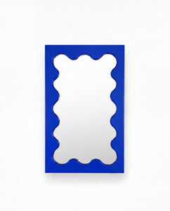 Curvy Mirror Mini Cobalt Blue