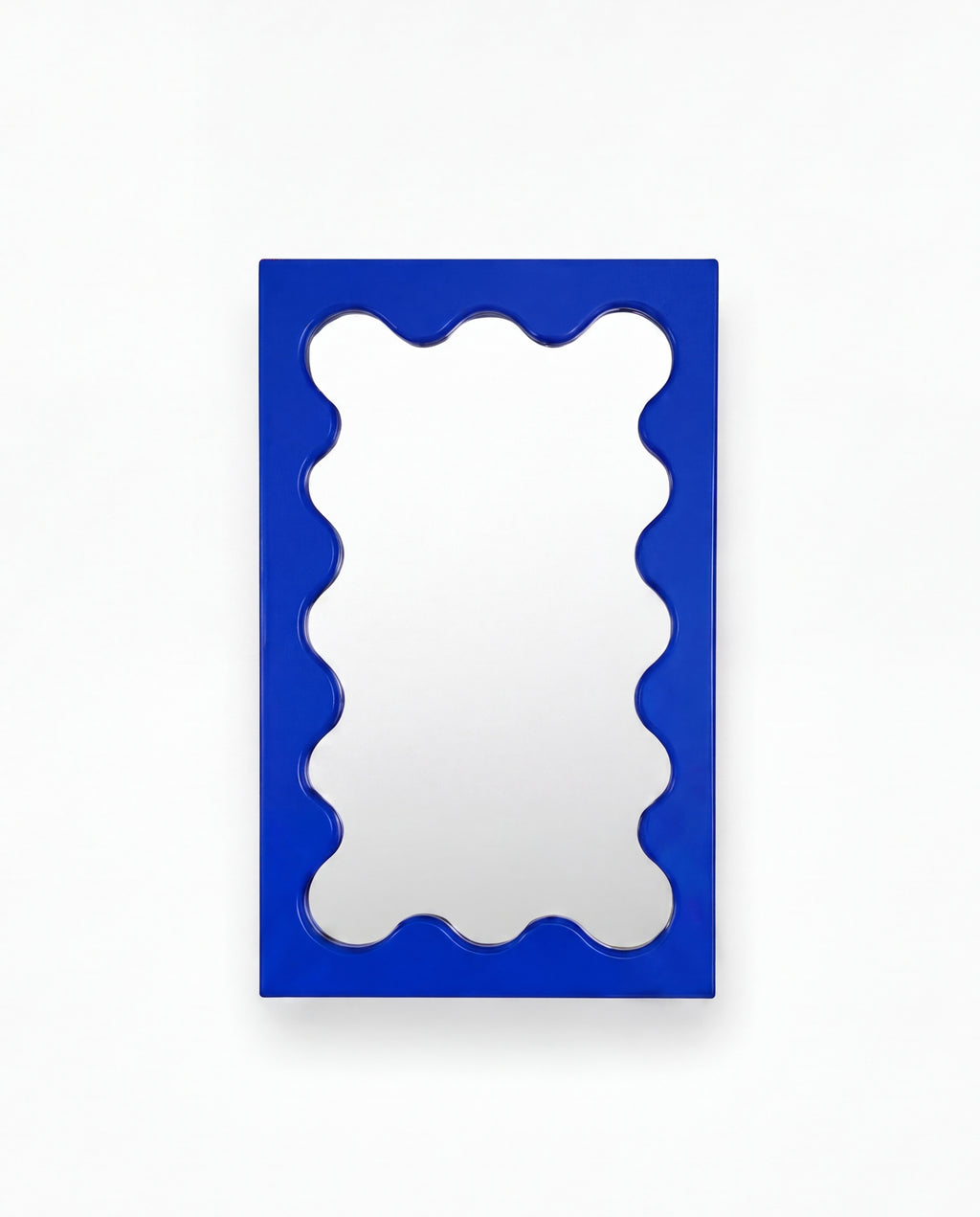 Curvy Mirror Mini Cobalt Blue