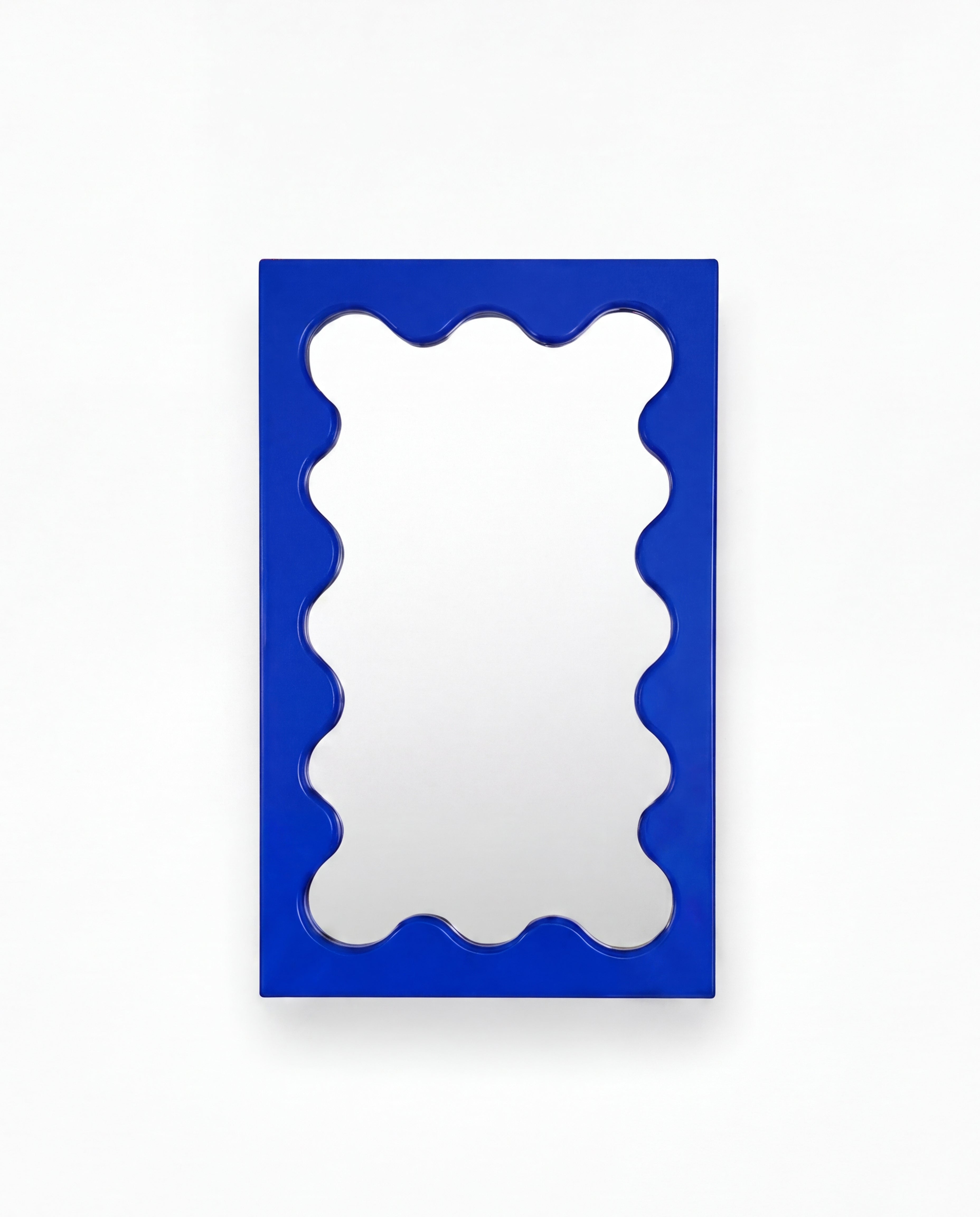 Curvy Mirror Mini Cobalt Blue