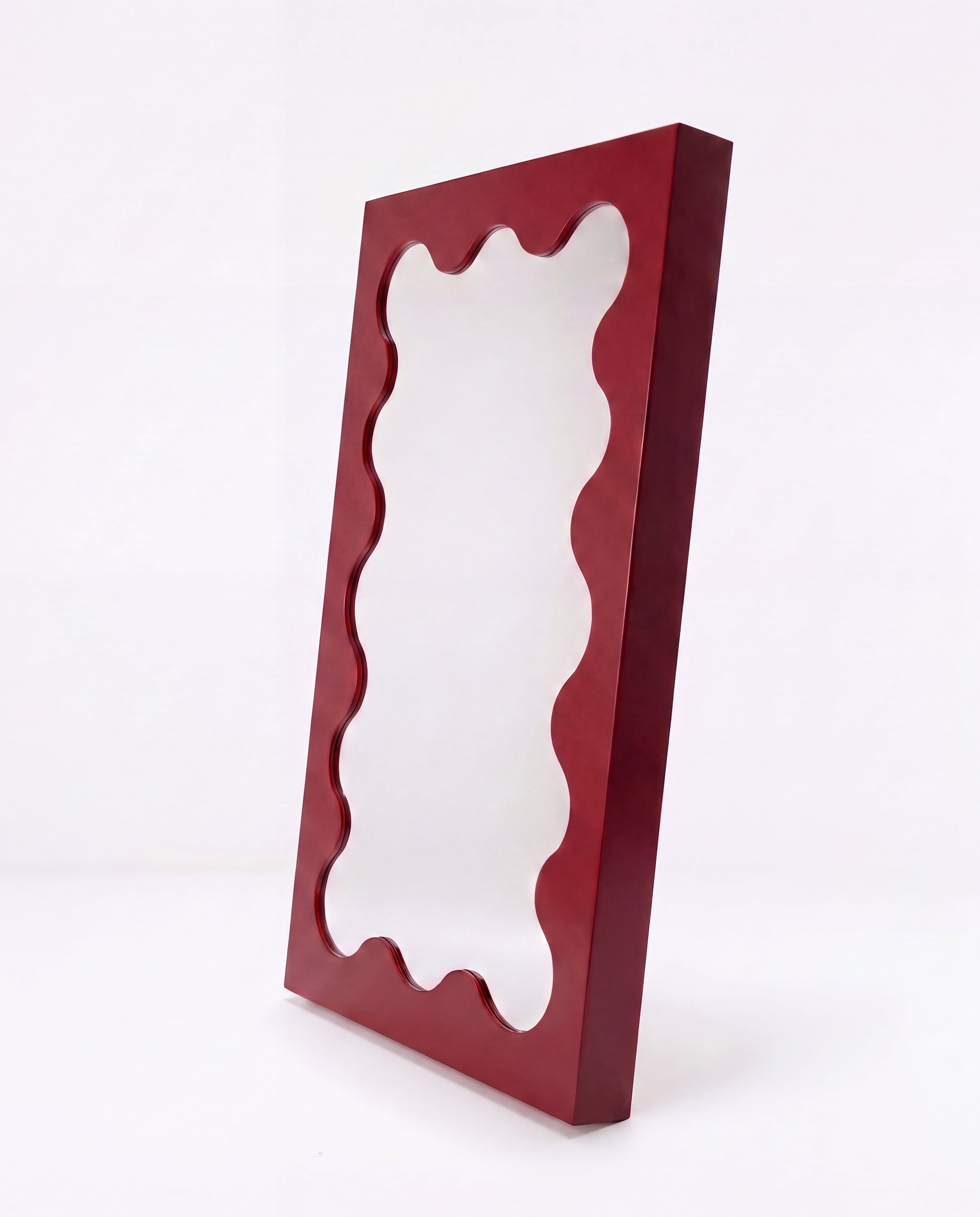 Curvy Mirror Burgundy