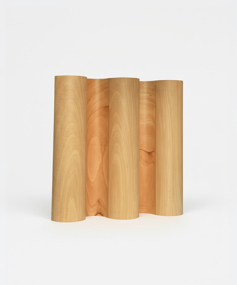 Curvy Room Divider Wood