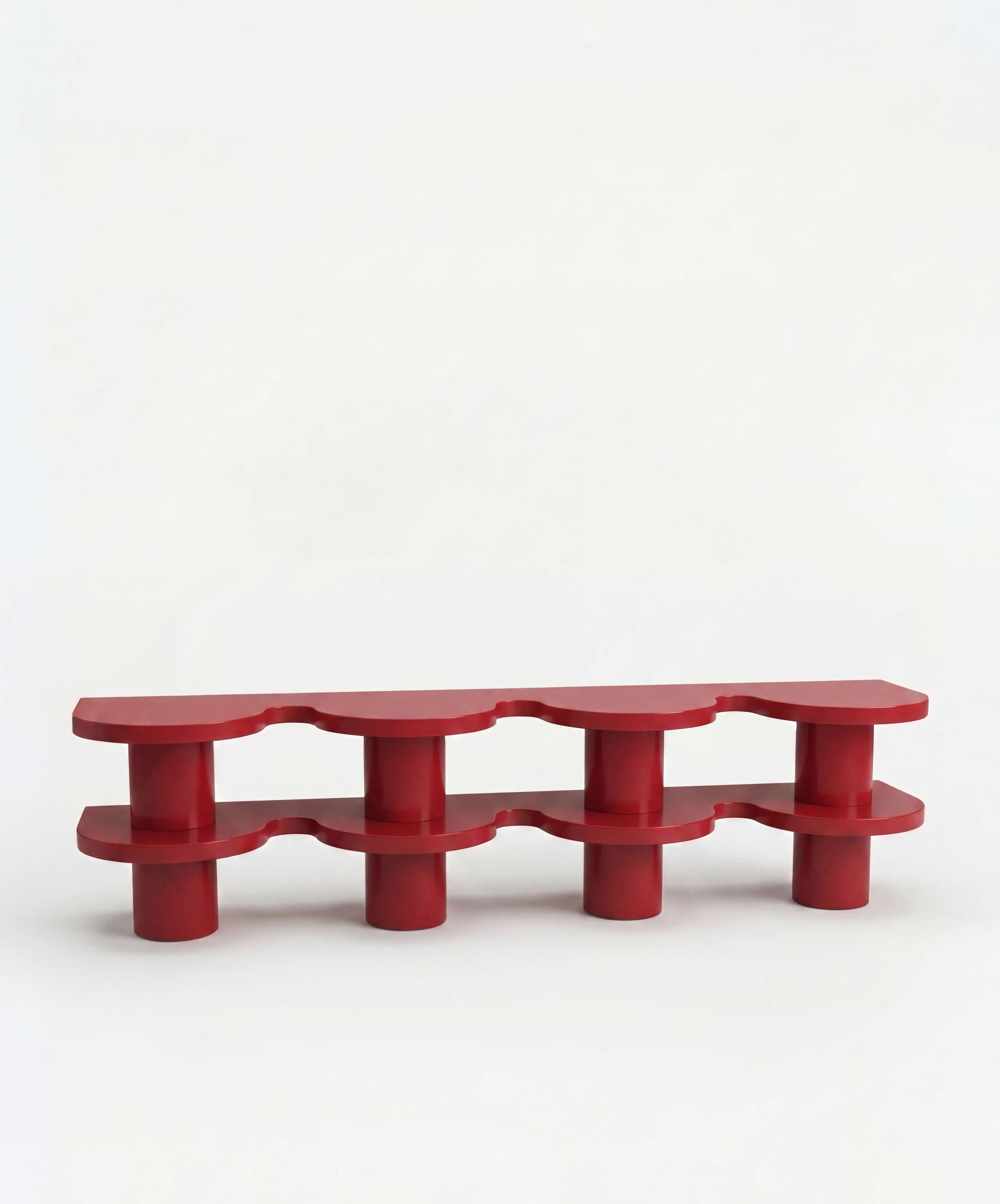 Curvy Sideboard Burgundy