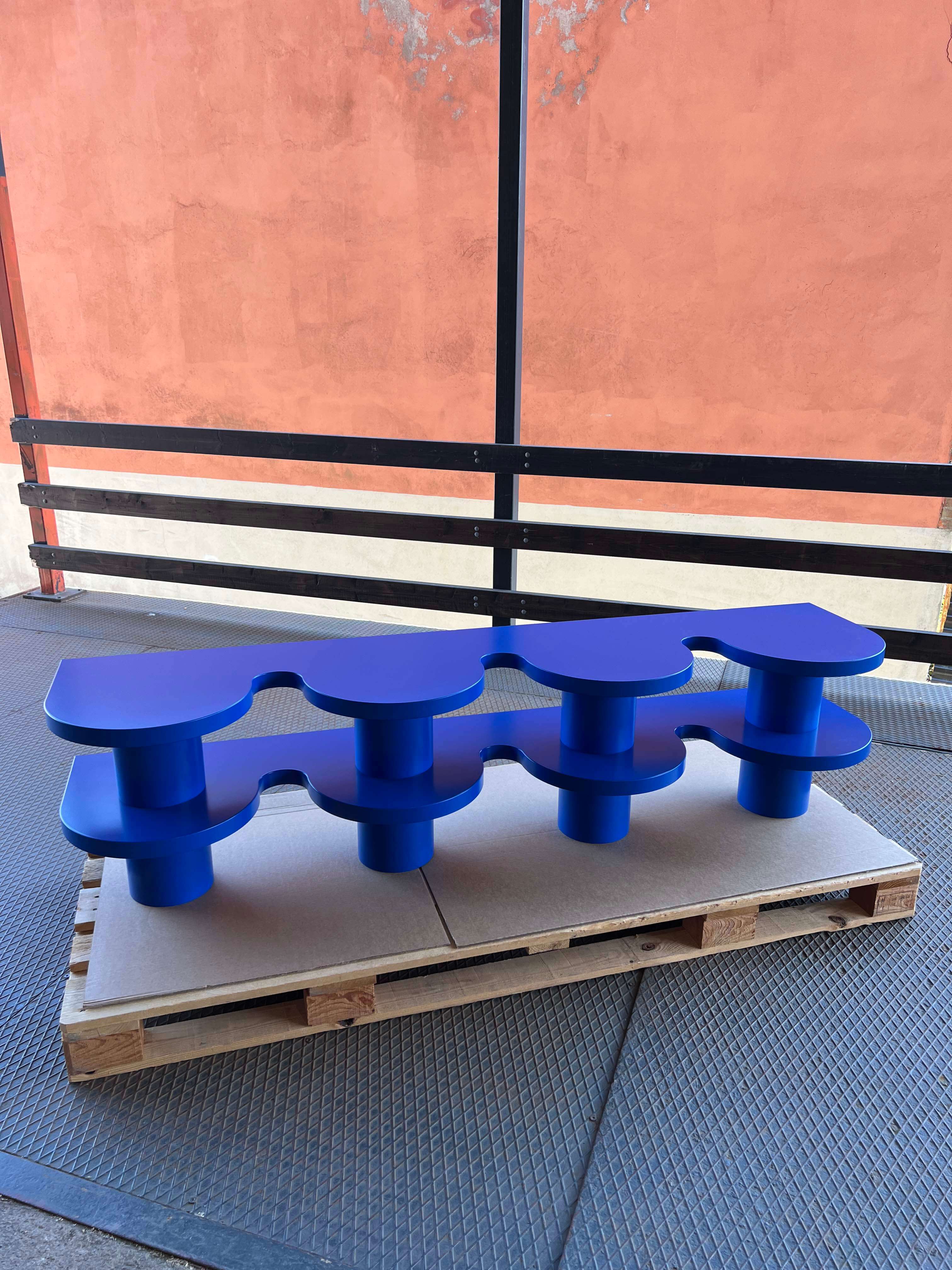 Curvy Sideboard Cobalt Blue