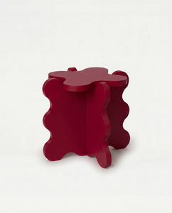 Curvy Table Mini Burgundy