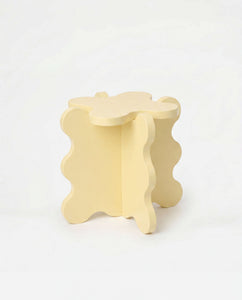 Curvy Table Mini Pale Yellow