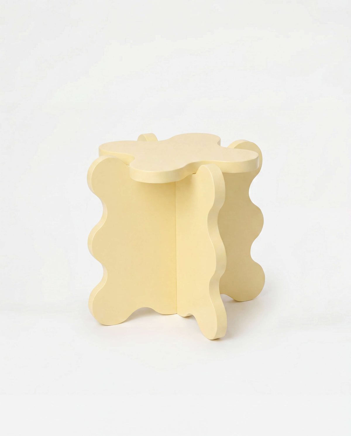 Curvy Table Mini Pale Yellow